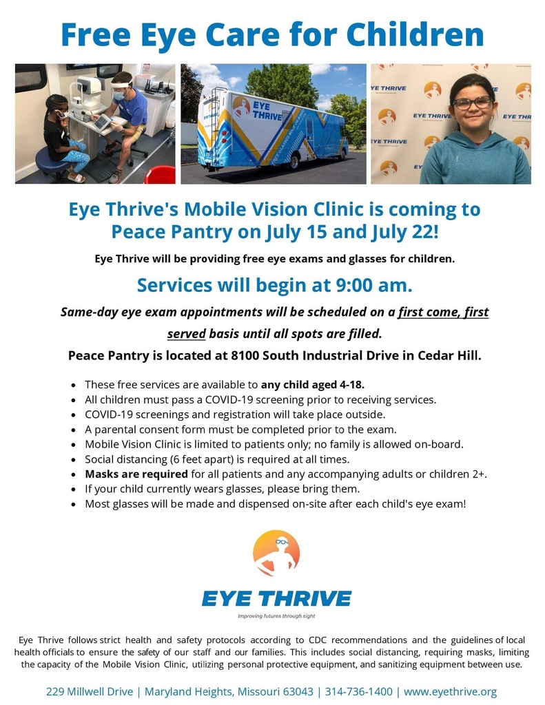 Free Vision Care Flyer