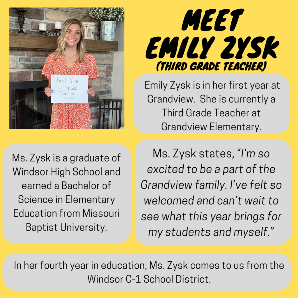 Meet Emily Zysk (third grade teacher)